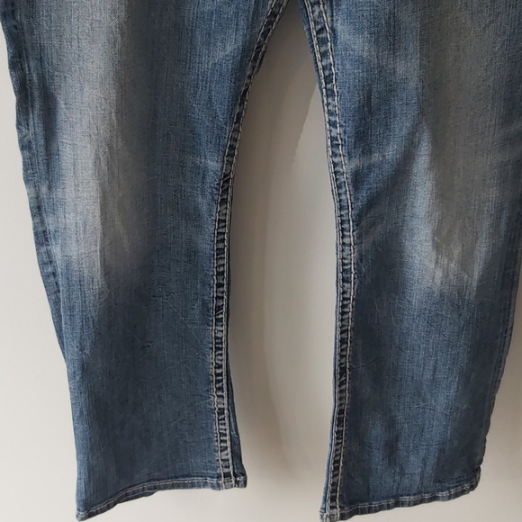 Silver Gordie Jean's Mens Size W31 L33 - Picture 3 of 8